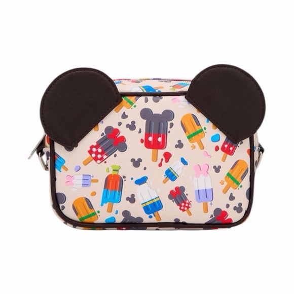 NEW Loungefly Disney Mickey Mouse & Friends Popsicles Crossbody Bag Purse - Picture 2 of 4